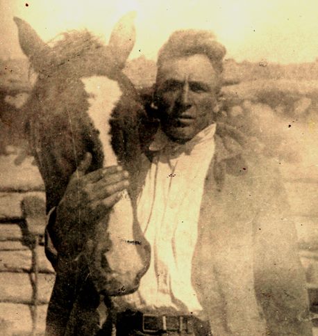 Roy Garrett with horse